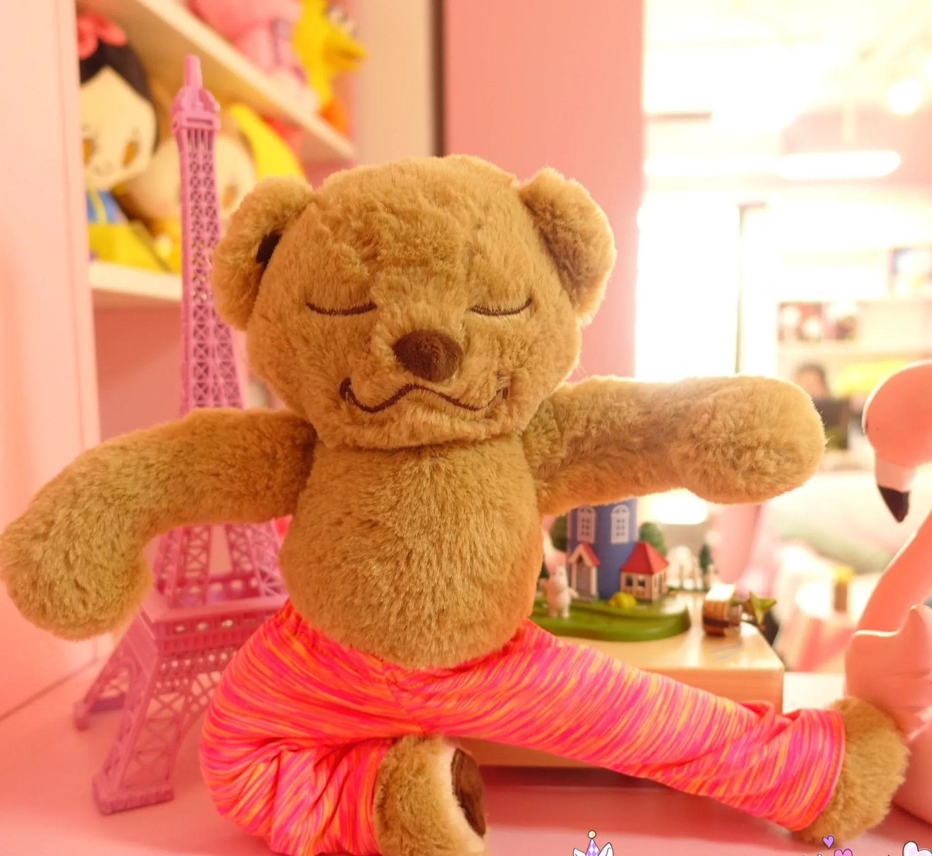 Медведь для йоги плюшевые игрушки детей огромный плюшевый медведь мягкое