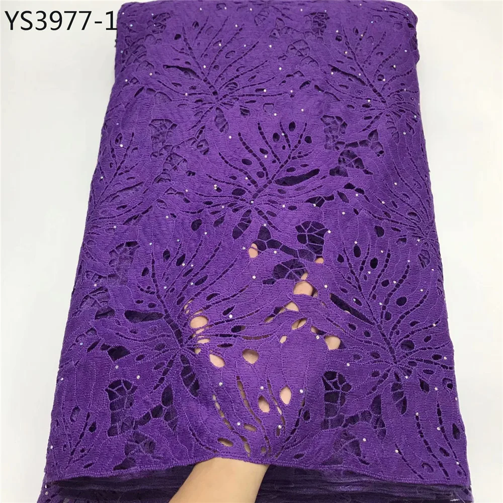 Высокое качество полиэстер/хлопок Материал африканский шнур кружева в Швейцарии