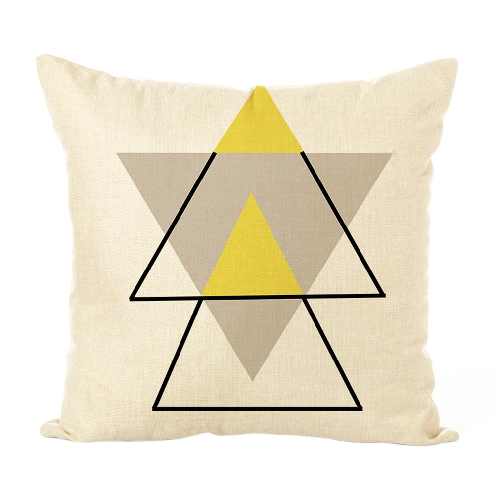 45x45 см геометрическая форма ромб дизайн чехол для подушки Досуг задняя Подушка