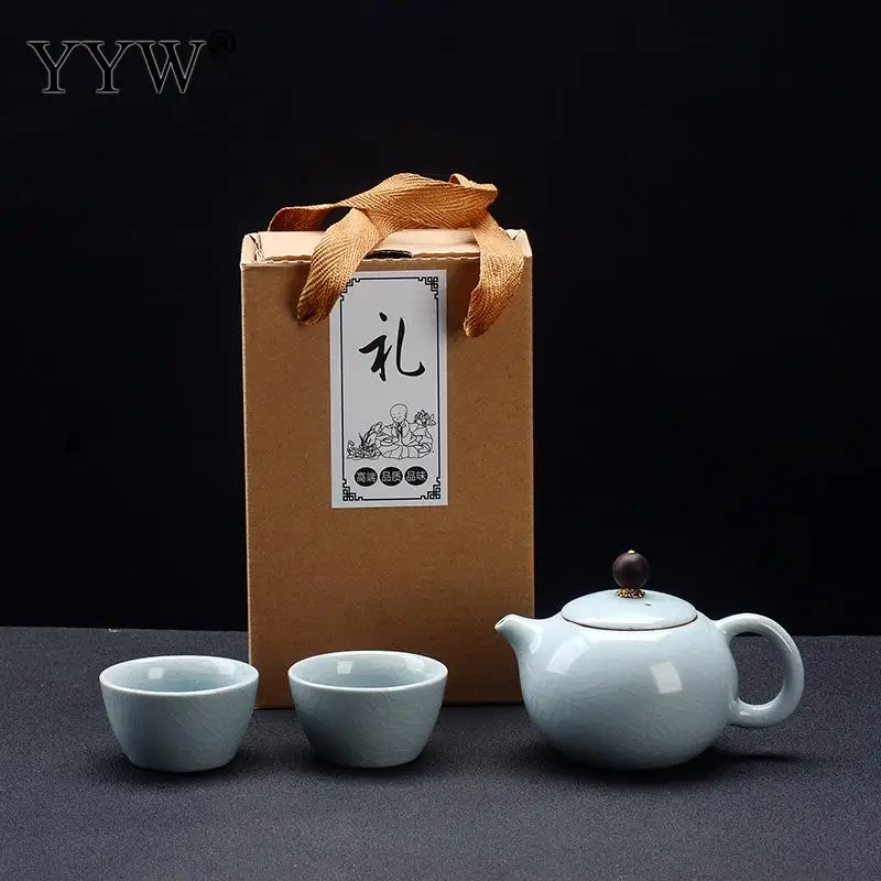

Ceramics Tea Set Portable Teapot Kettle Porcelain Chinese Kung Fu Tea Set Teaware for Travel Tea Ceremony Drinkware Accessories
