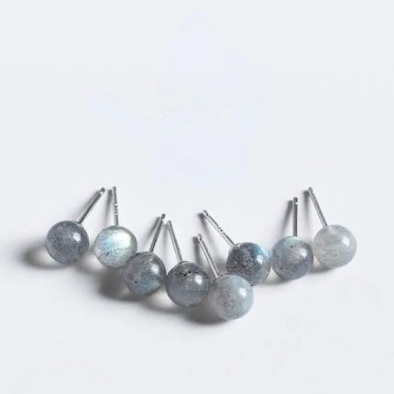 

Korean Style Ins Temperament Minimalist Style Peach Blossom Luck Cold Style Earrings Women