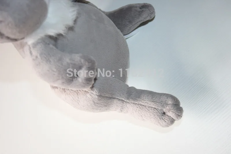 Милый кавайный кролик в виде клевера серый плюшевая игрушка 25 см плюшевые