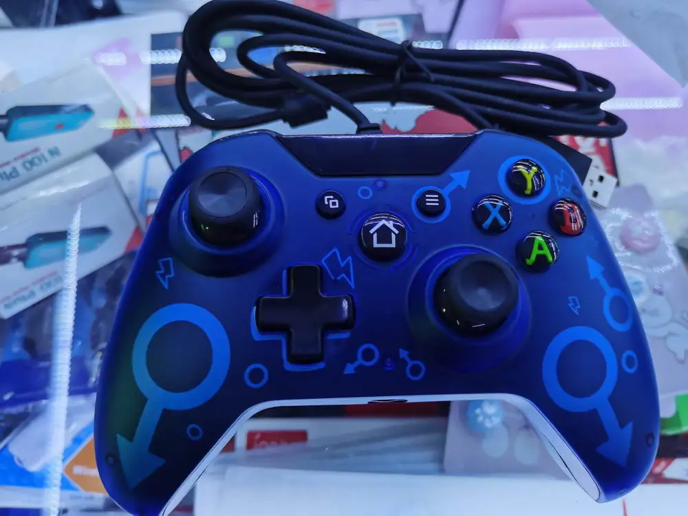 Цветная коробка OEM высококачественный проводной контроллер для игровая