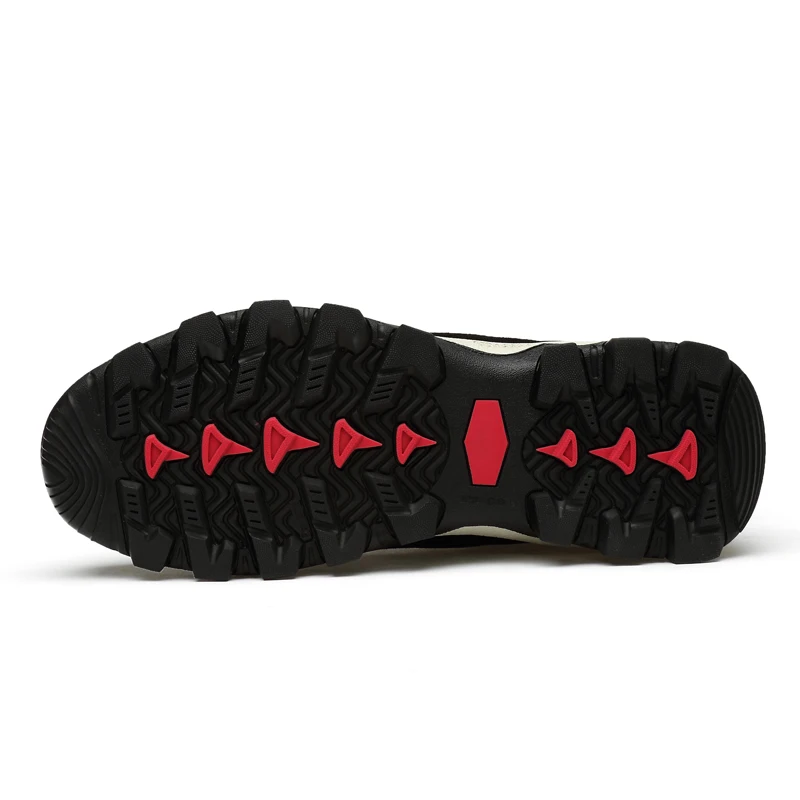 

Men Professional Hiking Shoes Leather Male Mountain Shoes Anti-Slippery Hiking Mountaineering Climbing Neakers Camping