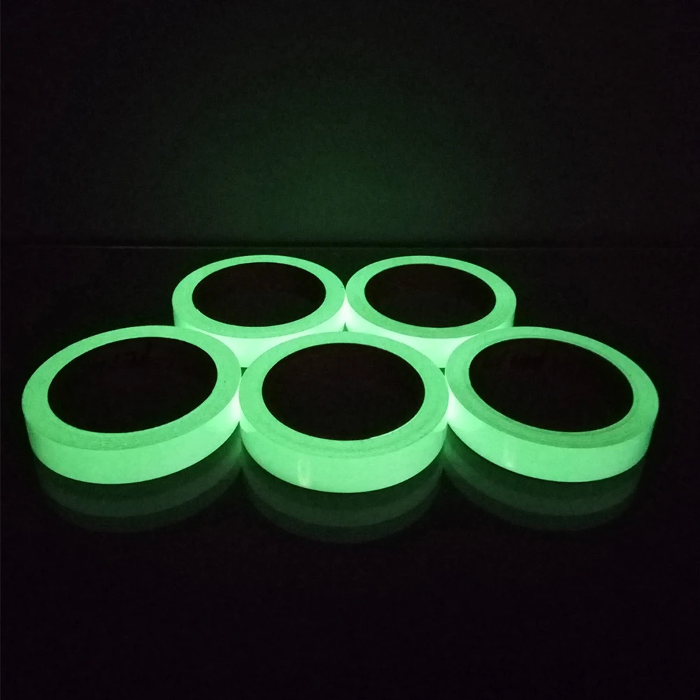 

2*1m Luminous Tape Fluorescent Night Self-adhesive Glow In The Dark Sticker Safety Security Home Decoration Warning Tape