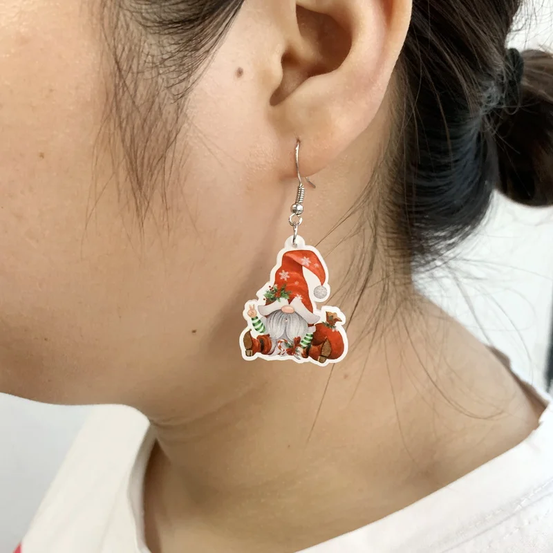 Милый Рождественский Большой эльф с бородкой и снеговиком имбирный дом банка для