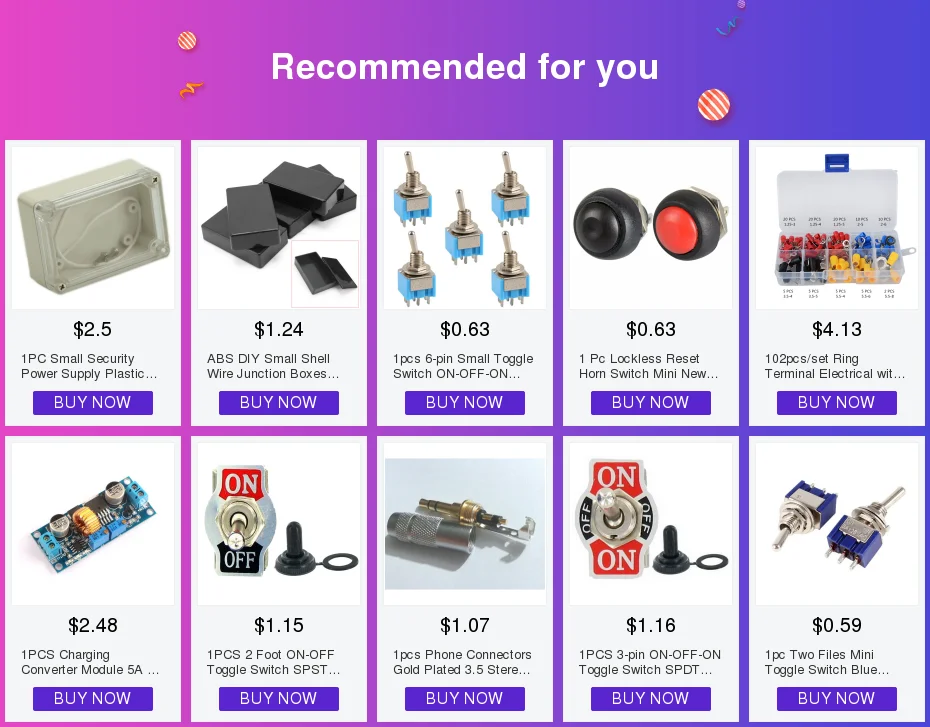 ABS DIY небольшой Корпус Провода распределительные коробки пластиковый электронный проект коробка корпус инструмент 100x60x25 мм