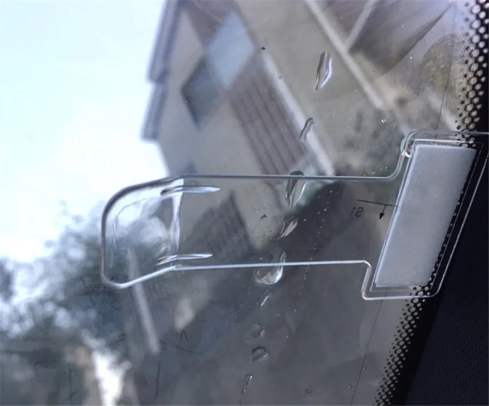 Автомобильный билетный клип очки рамка мини Т-образный Прозрачный Защита