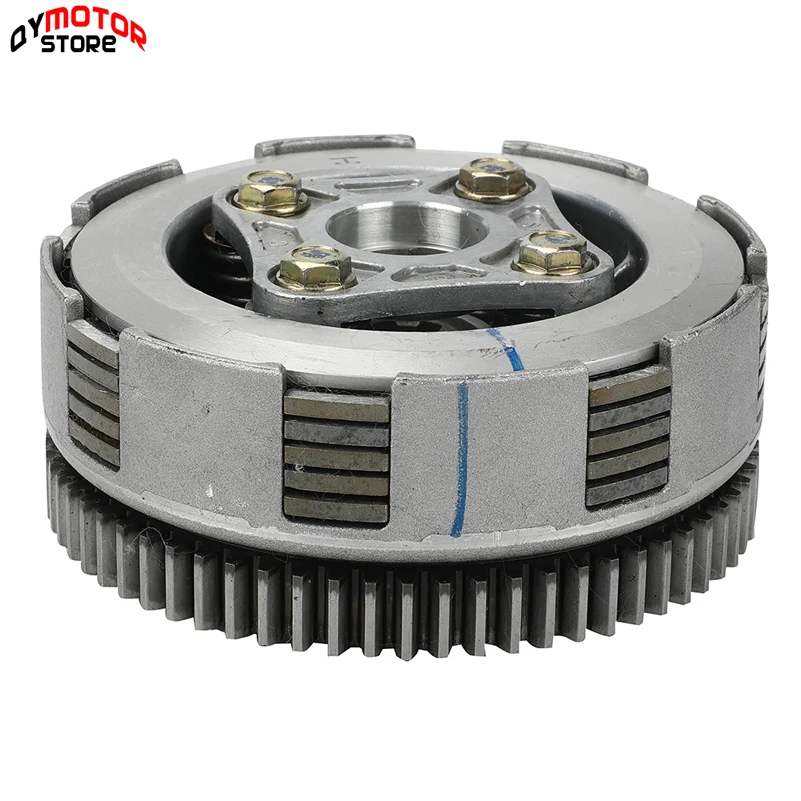 5 дисков 67 зубьев полный комплект с ручным сцеплением для горизонтальных