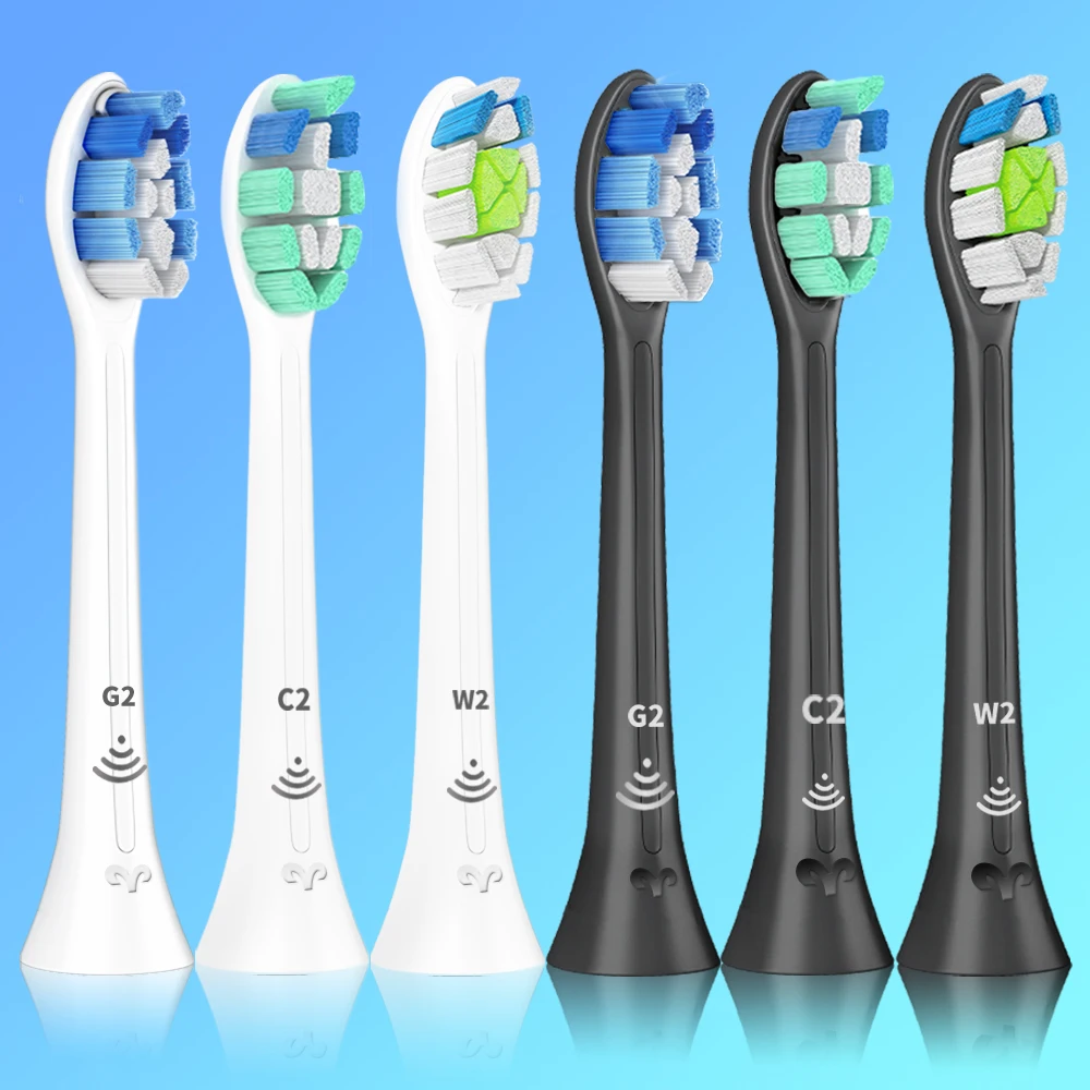 

Fit for Phillips Sonicare Electric Toothbrush 2/3 Series C2 Optimal Plaque Control W2 DiamondClean G2 Gum Health Brush Heads