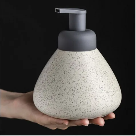 Кухонная керамическая бутылка для душа с гелем для Мусса/360 мл дозатор мыльного пузыря/бутылка из пенопласта для прессования/китайский фарфоровый дозатор для ванны