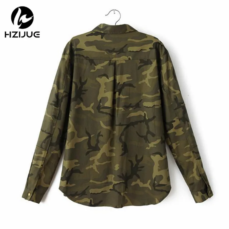 HZIJUE 2018 модная одежда с длинными рукавами chaqueta militar пальто Для женщин зеленые
