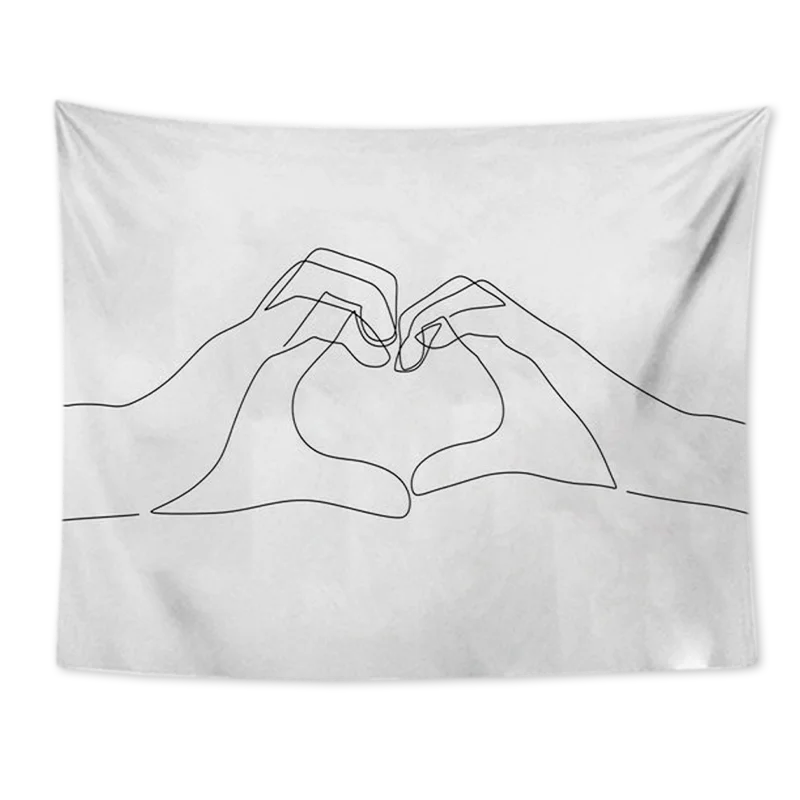

Black & White Tapestry Creative Wall Tapestry Home Decor Wall Hanging Comic Carpet Wall Cloth Tapestries