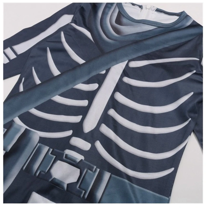 Disfraz костюм на Хэллоуин для детей мальчиков имбирный человек Череп штурмовик