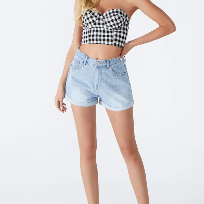 

2021 Spring Autumn Summer Jeans Fashionable Women's Ripped Tassel Urban Baggy Denim Shorts Summer High Waist Hot Pants