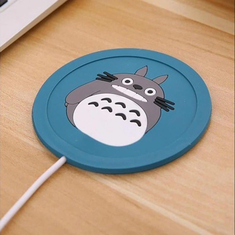 

Hot Useful USB Power Suply Office Tea Coffee Cup Mug Cartoon Heating Mat Warmer Pad Electric Insulation Coaster