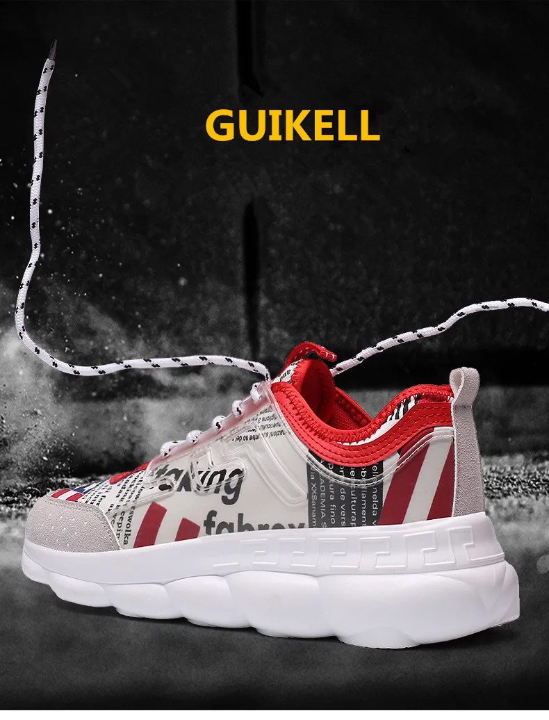 

GUIKELL Autumn new style super fire thick base version original accommodation style casual men shoes