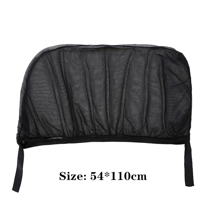

2Pcs Car Sun Shade UV Protection Car Window Sunshade Car Curtain Side Window Mesh Sun Visor Summer Protection Window Film Black
