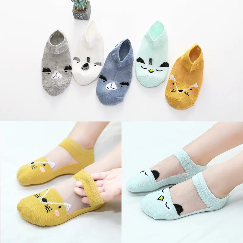 Infant Socks Summer Baby Girl Stuff Yellow Blue Cotton Newborn Boy Sock with Cartoon Designed Fashion Kids | Детская одежда и