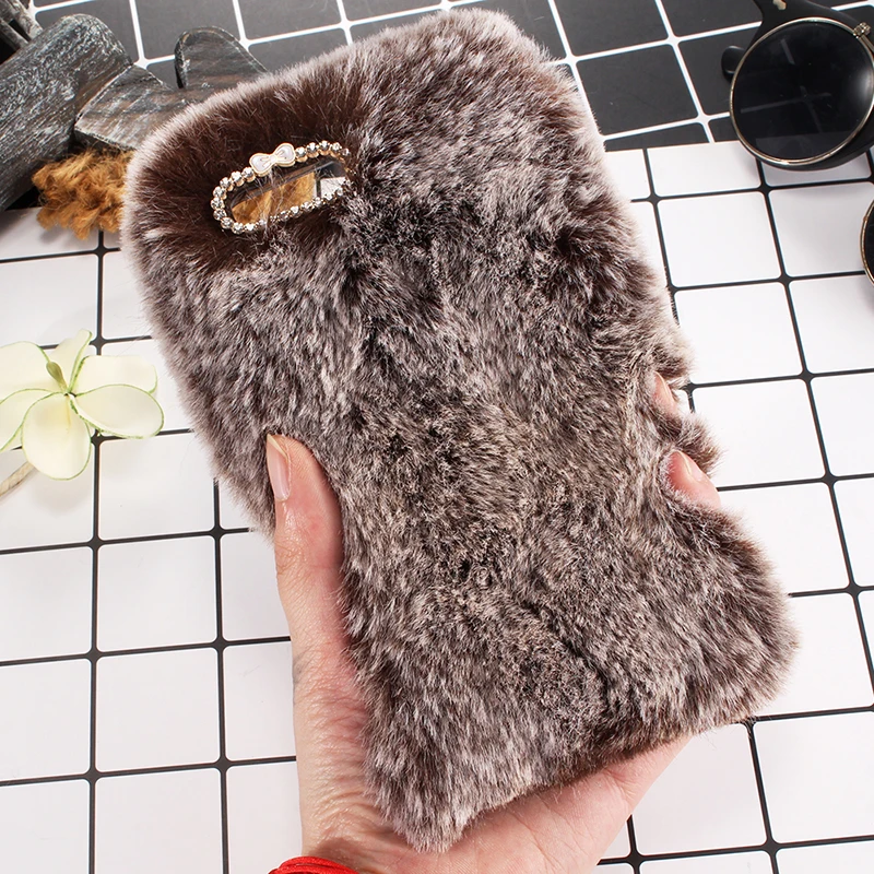 Winer Стильный чехол для телефона с изображением собаки из длинных волос и милой