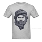 Футболка Mind Control, Мужская футболка в арабском стиле, футболка с изображением змеи, уникальная уличная одежда в стиле хип-хоп, топ 80s, ретро одежда, хлопковая Футболка серого цвета