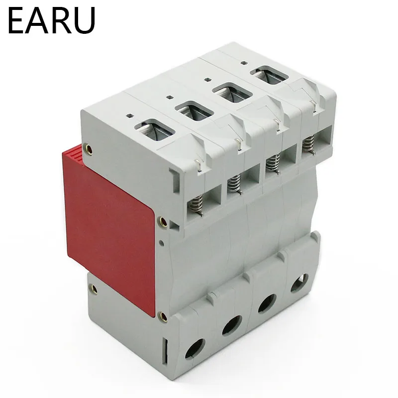 1pc AC SPD 3P+N 4P 20KA~40KA 385V House Lightning Surge Protector Protection Protective Low-voltage Arrester Device OEM Factory |