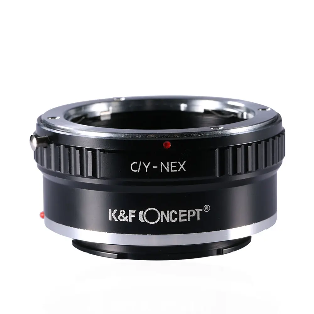 

K&F Concept C/Y-NEX Lens Adapter for Contax Yashica Mount Lens to Sony E Mount Camera NEX ZV-E10 FX30 A7R2 A7S3 A7M4 A92 a6000