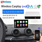Беспроводная поддержка Carplay HaiSunny, умная мультимедийная навигация, реверсивное Android автозеркальное отображение автомобиля для Audi A3 8V 8P Q2 B9