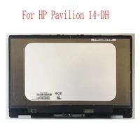 for hp pavilion 14 dh 14 dh0000 14 dh1000 x360 convertible touch digitizer lcd led display screen with frame assembly