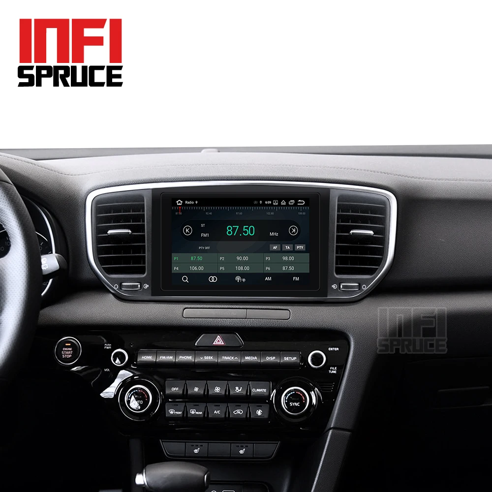 Автомобильный dvd-плеер с android 9 0 32 ГБ для KIA KX5 2018 2019 автомагнитолой стерео