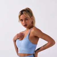 lantech sports bra yoga sportswear push up clothes athletic top training women fitness gym bra seamless workout activewear