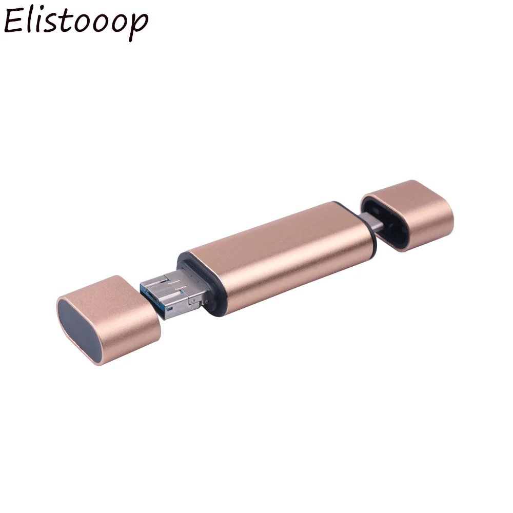 3 в 1 OTG Micro usb type-C интерфейс для TF SD кардридер для Macbook retina 12 Pro 13 15 телефон планшет кардридер