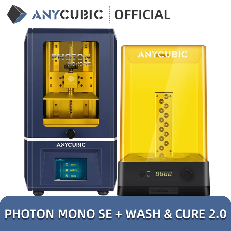 anycubic photon mono se 3d printer app remote control lcd uv 3d printing high speed 60mmh resin 3d printers free global shipping