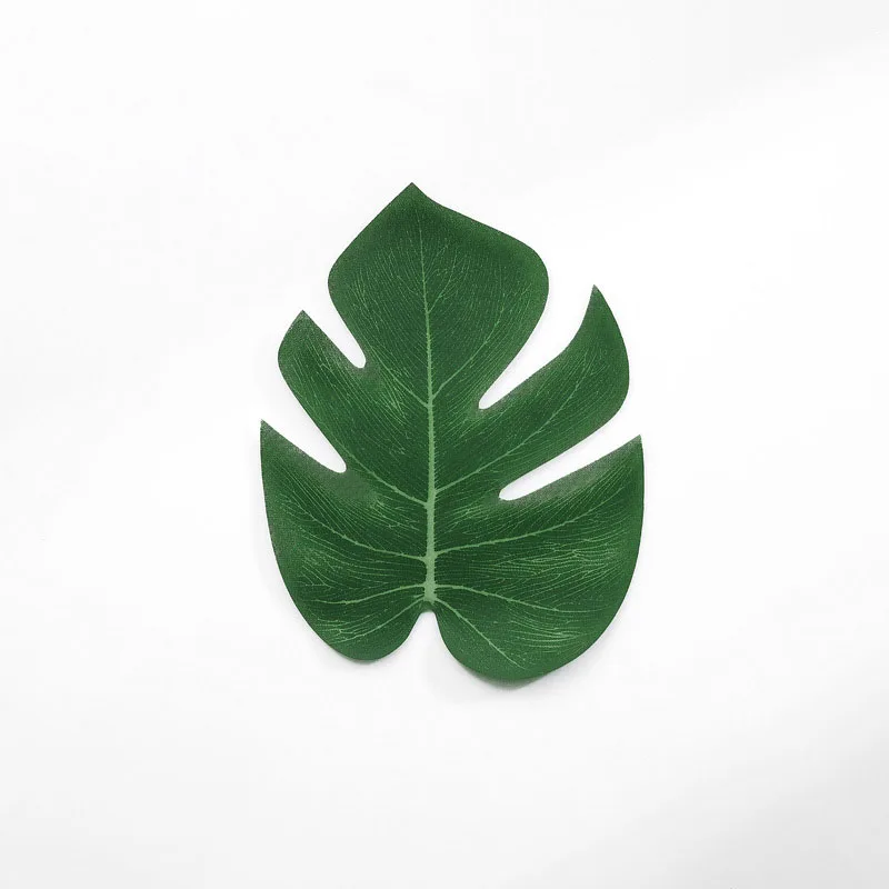 12 шт Искусственные листья тропической пальмы для Гавайские пляжные украшения