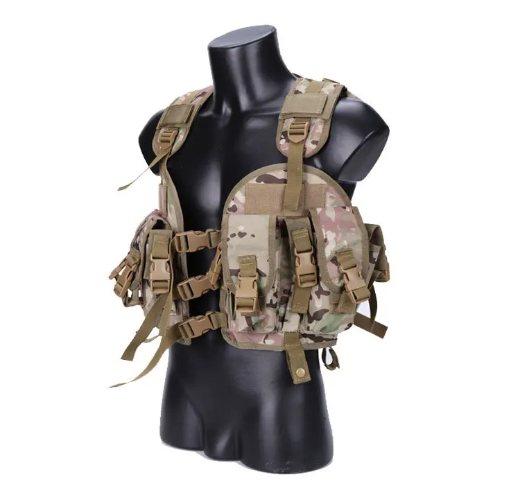 Тактический Жилет Molle с магнитной сумкой военный штурмовой тарелки боеприпасы