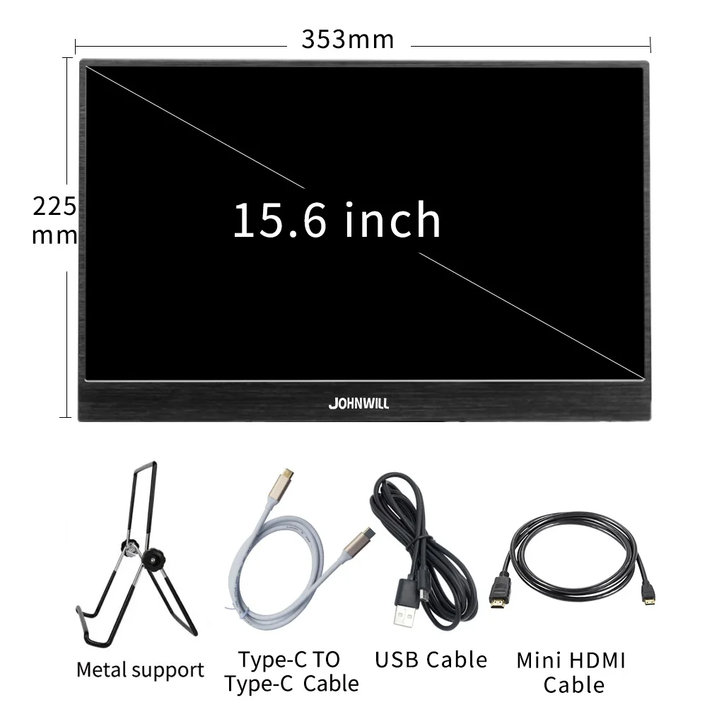 15,6 дюймов HD 4K lcd ips USB C портативный компьютерный монитор ПК 13," игровой монитор 3840X2160 для игровых консолей PS3 PS4 Macbook