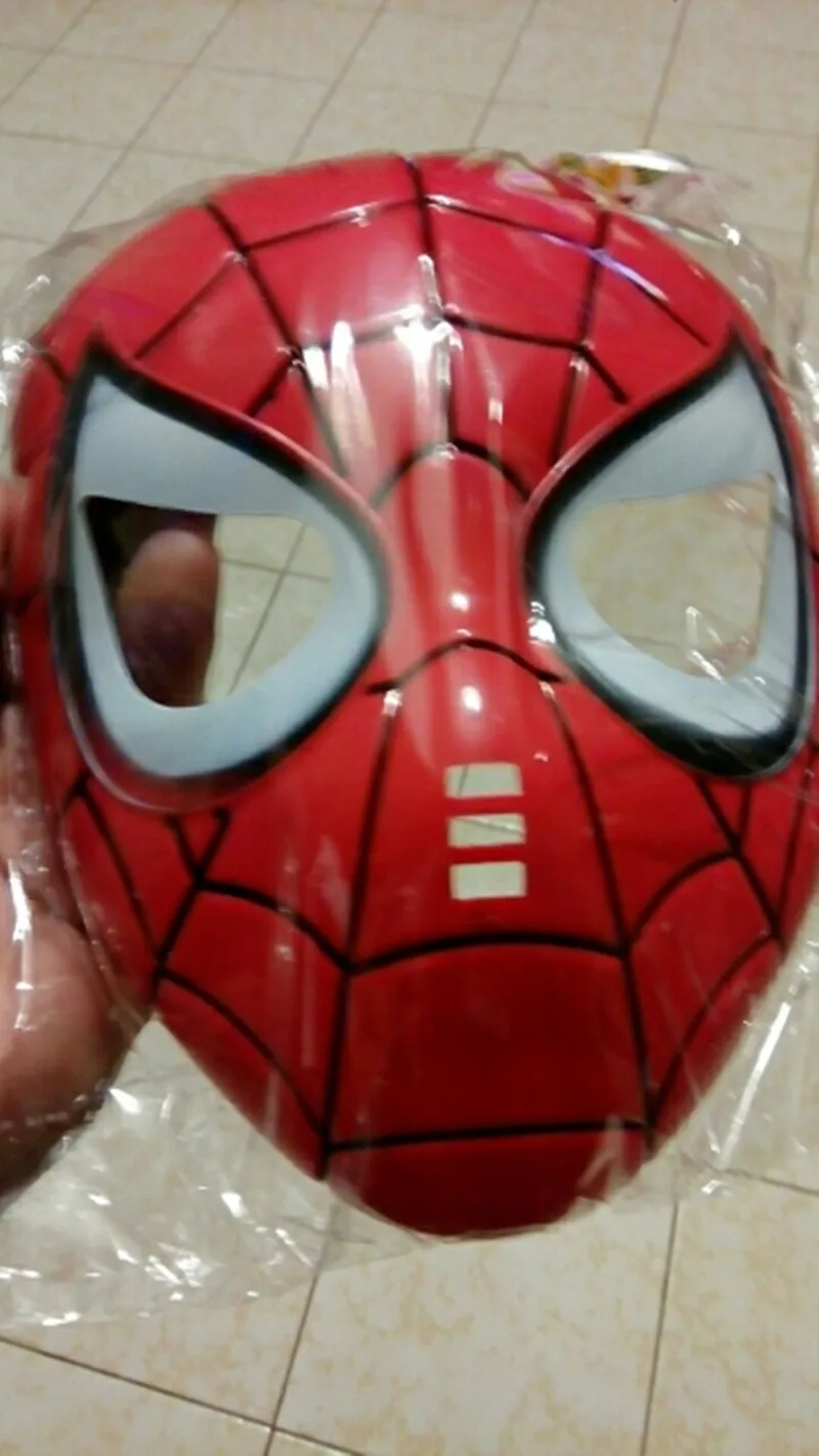 2019 New Cool Cosplay Anime Iron Man Mask Halloween Party Full-face SpiderMan Make Up Toy for Kids | Тематическая одежда и