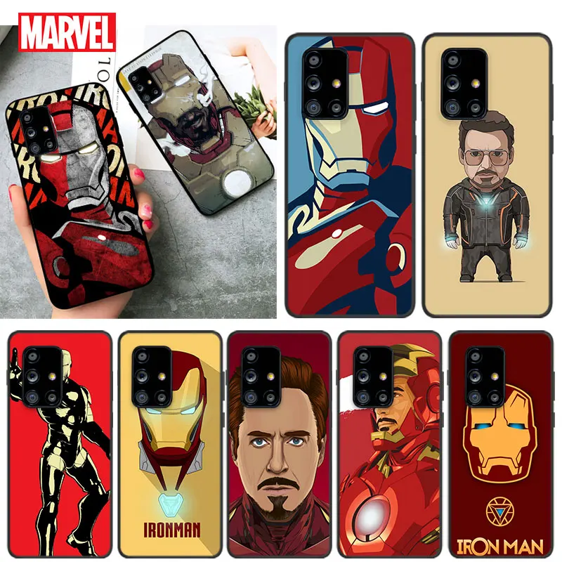 

hot Marvel Iron Man For Samsung A01 A02 A02S A11 A12 A21 A21S A31 A32 A41 A42 A51 A52 A71 A72 A81 A91 UW Phone Case