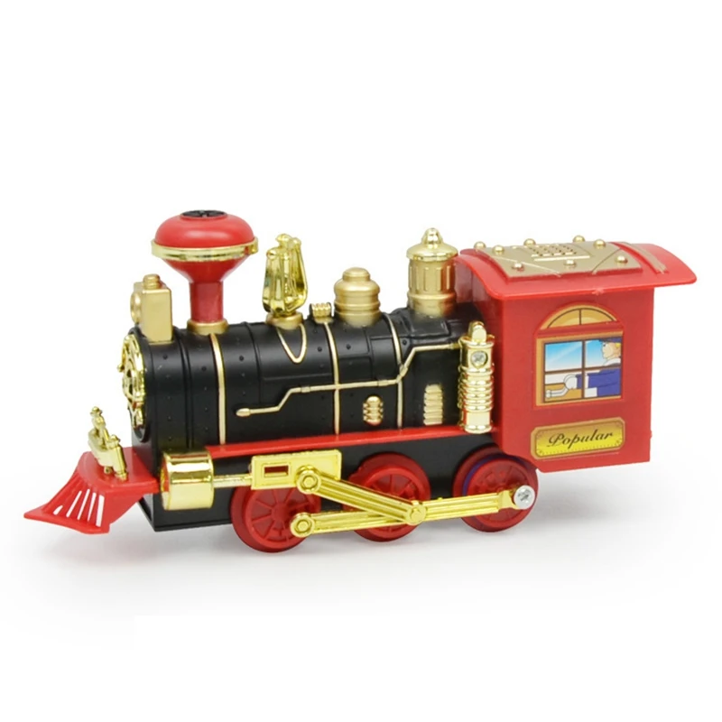 

Children Lights and Sounds Christmas Electric Train Set Railway Tracks Toys Baby Home Train Sets for Kids Gift