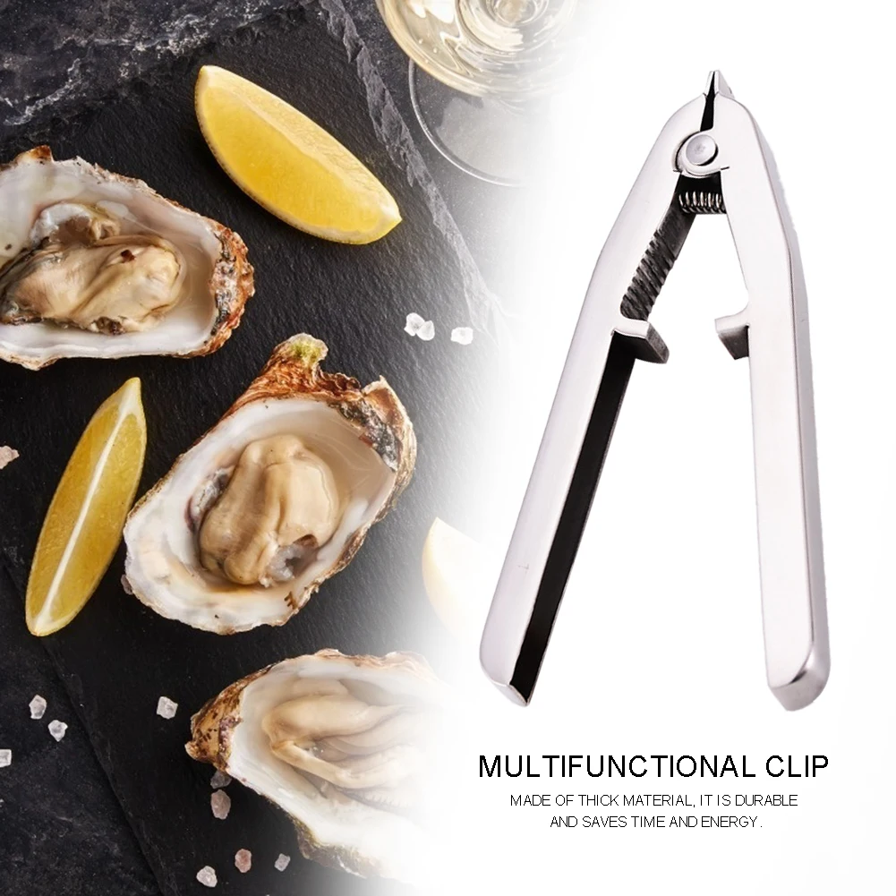 

Multi-function Clam Opener Seafood Clip Clam Opening Device Non-slip Scallop Oyster Sea Clam Shell Opener Home Kitchen Tools