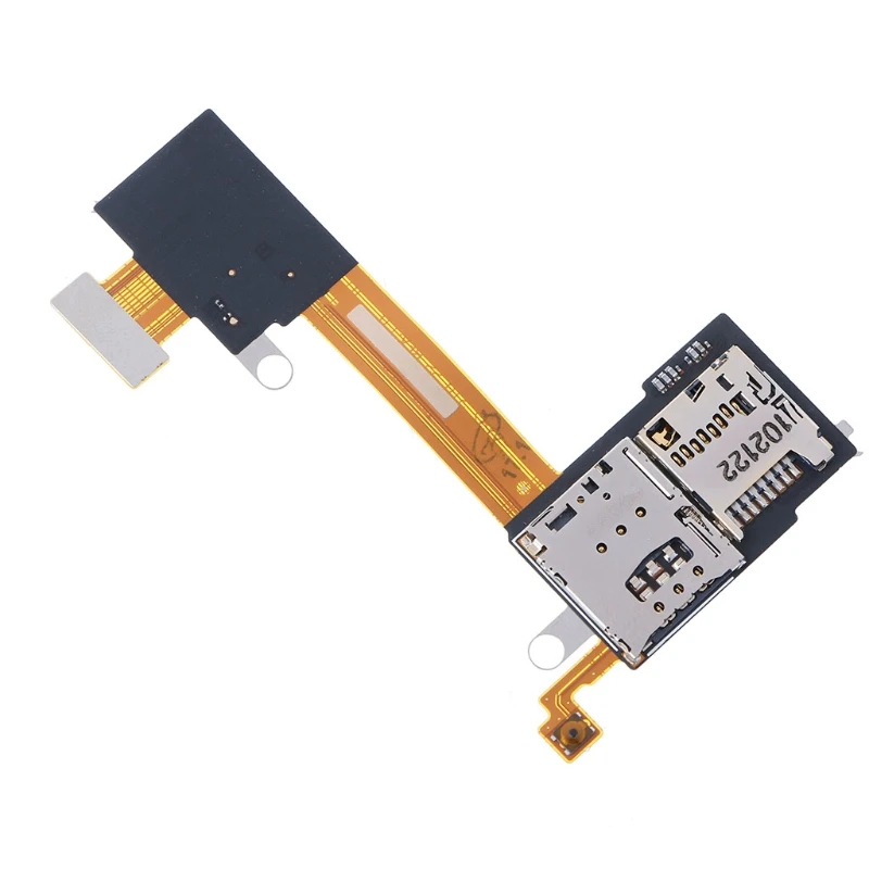 Держатель слота для Sim-карты TF гибкий кабель sony Xperia M2 S50H D2303 D2305 D2306 S06 21 Прямая