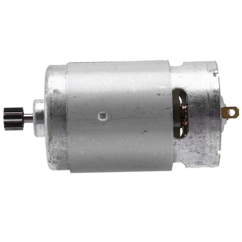 RS550 21V DC мотор с одной скоростью 9 зубьев и высоким крутящим моментом коробка