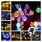127 м 8 режимов светильник свет хрустальный шар пчела Folower светодиодная гирсветильник s сказосветильник свет s гирлянды для рождесветильник s Открытый сад