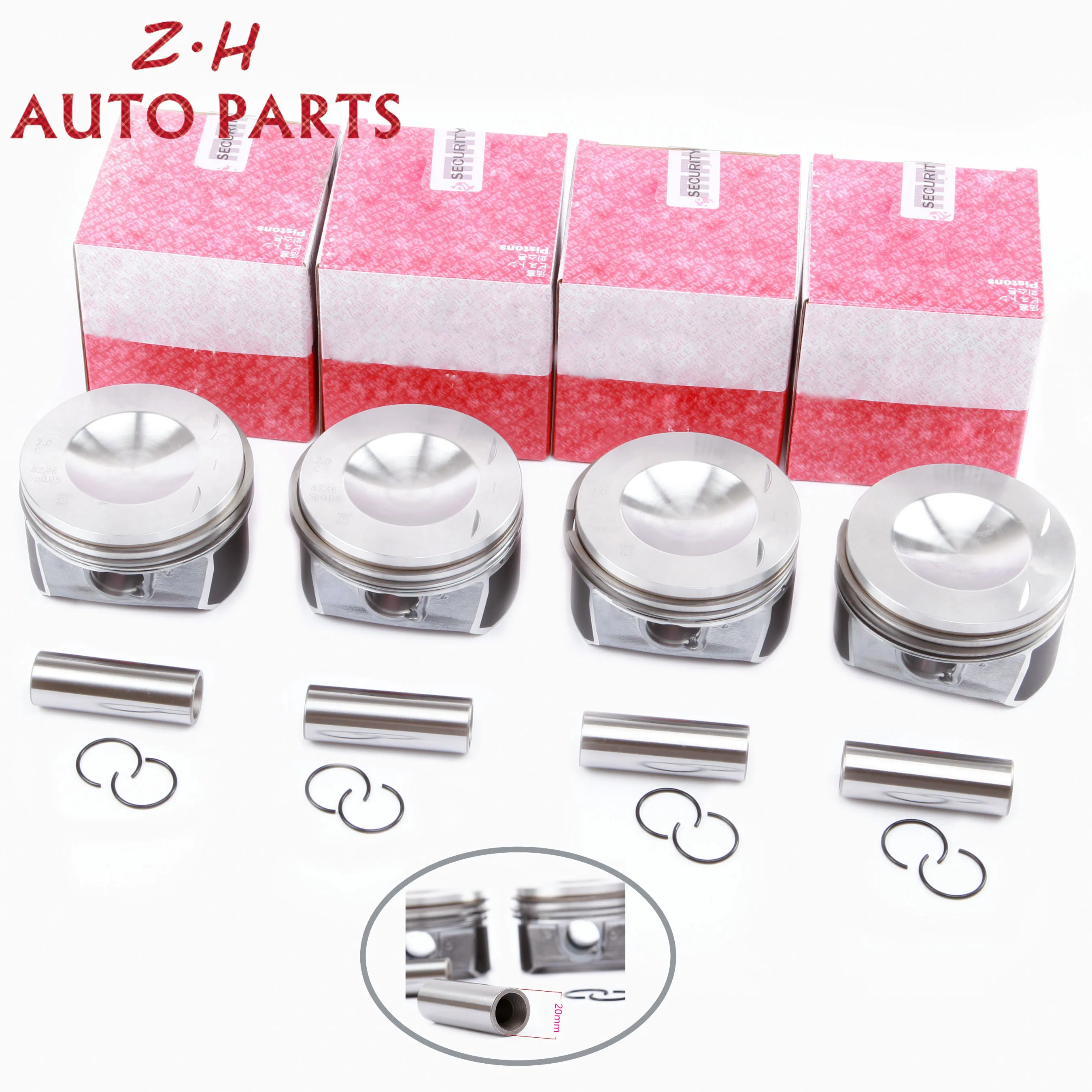 Новый комплект для ремонта поршневых колец двигателя 06B 105 561 B VW Golf Passat Jett Skoda Audi A3 A4