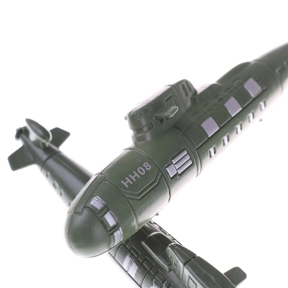 Modelo de submarino de juguete, Escena de arena, adornos de juguete, 2 uds./Set-4