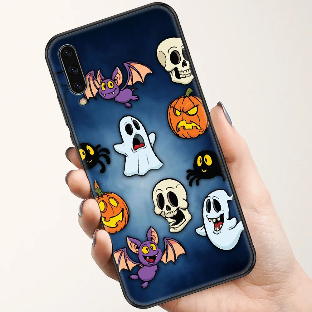 Чехол для телефона с изображением тыквы на Хэллоуин Samsung Galaxy A10 A12 A20E A21S A30 A32 A40 A50 A51