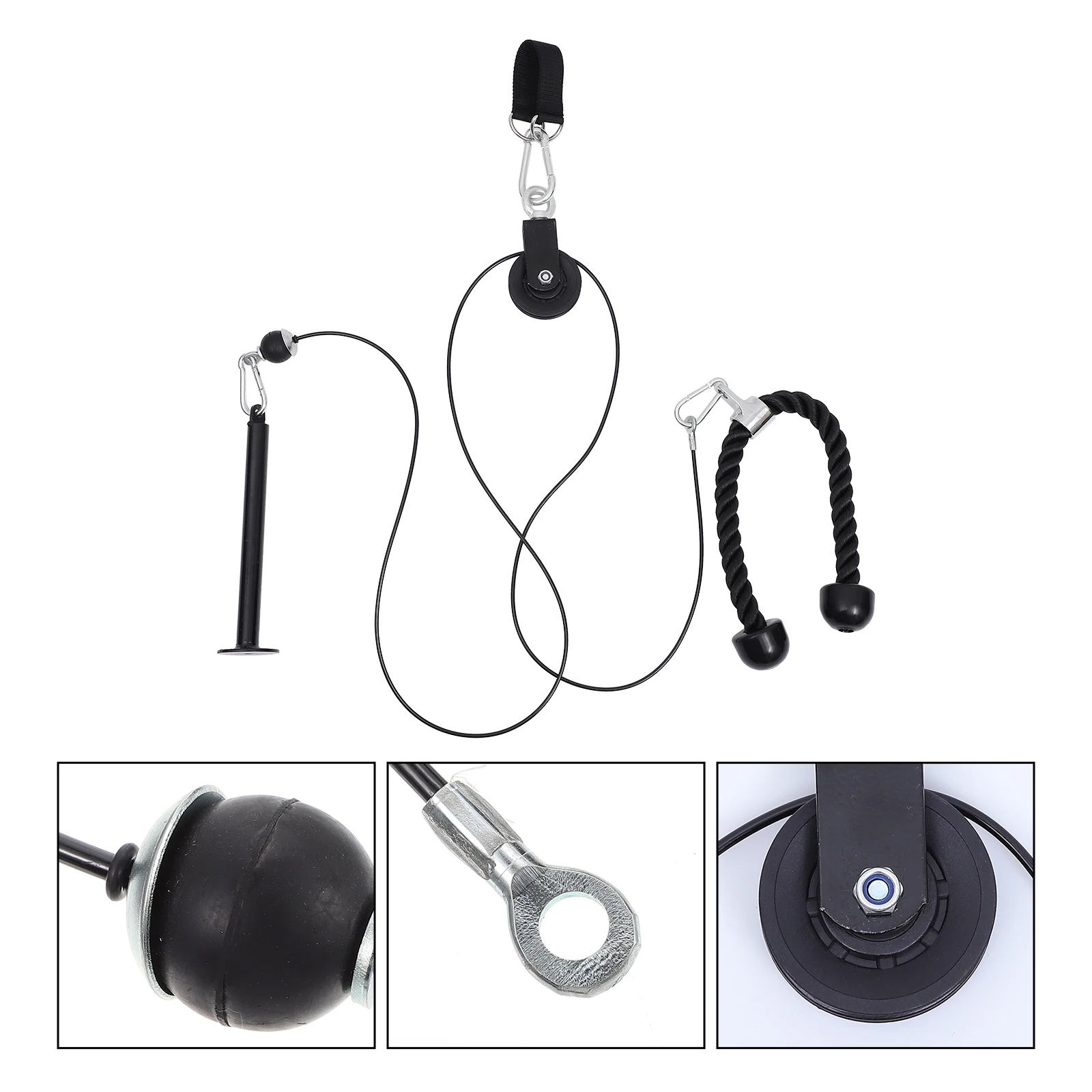

1 Set Gym Home Portable Durable Physical Exercise Set Fitness Pulley Cable DIY Fitness Equipment