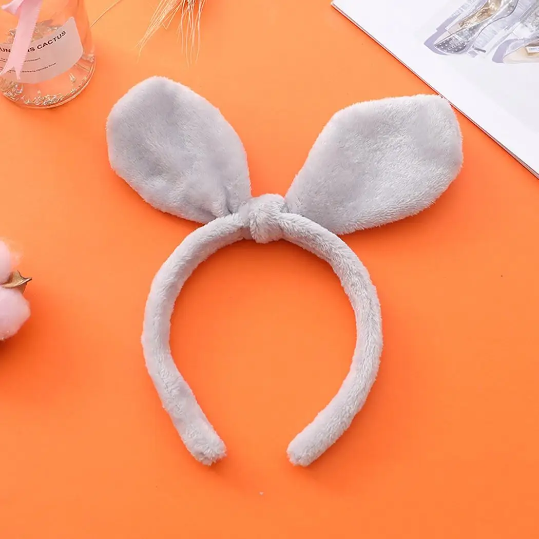 Модные Плюшевые Головные уборы для девочек красивый шарф с Завязанными ушками