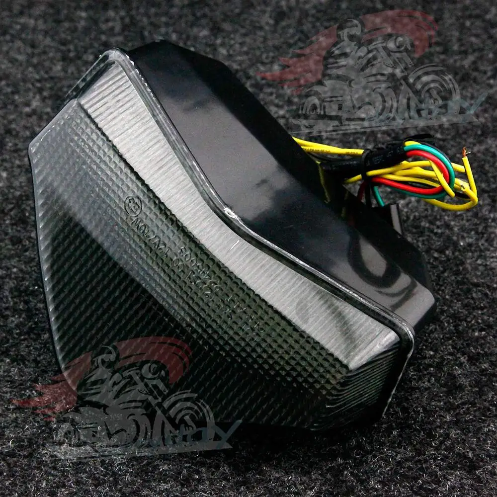 Мотоциклетный светодиодный задний фонарь интегрированные поворотные сигналы