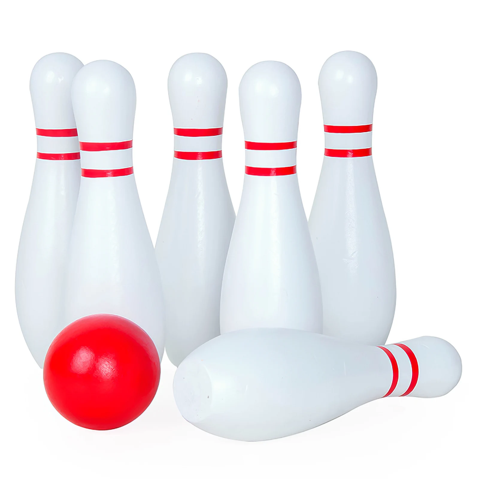 

Large Size Wooden Skittle Ball Indoor Bowling Game With 6 Bowling Pins Sports Toys For Kids Adults Drop Shipping Bowling Game